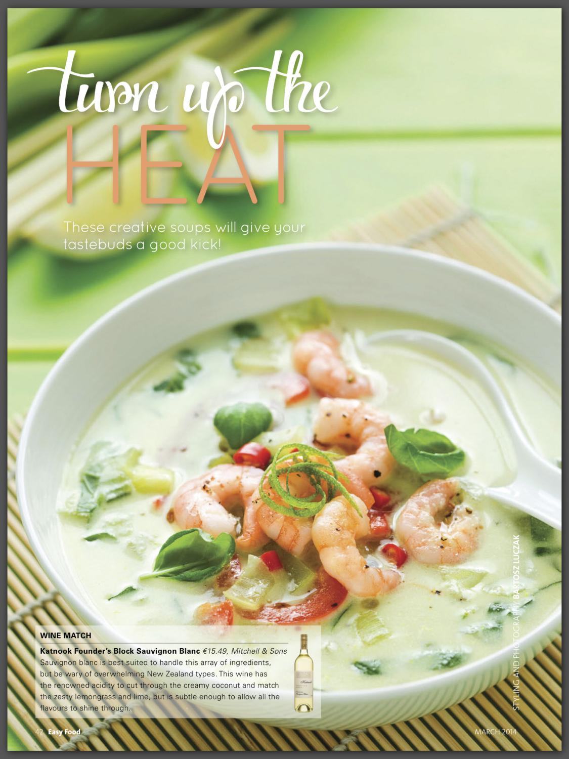 Easy Food March, Soups feature 